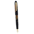 CIRCA 2004 NAMIKI YUKARI MAKI-E AUTUMN LEAVES 18K BROAD NIB FOUNTAIN PEN NEVER INKED OFFERED BY ANTIQUE DIGGER