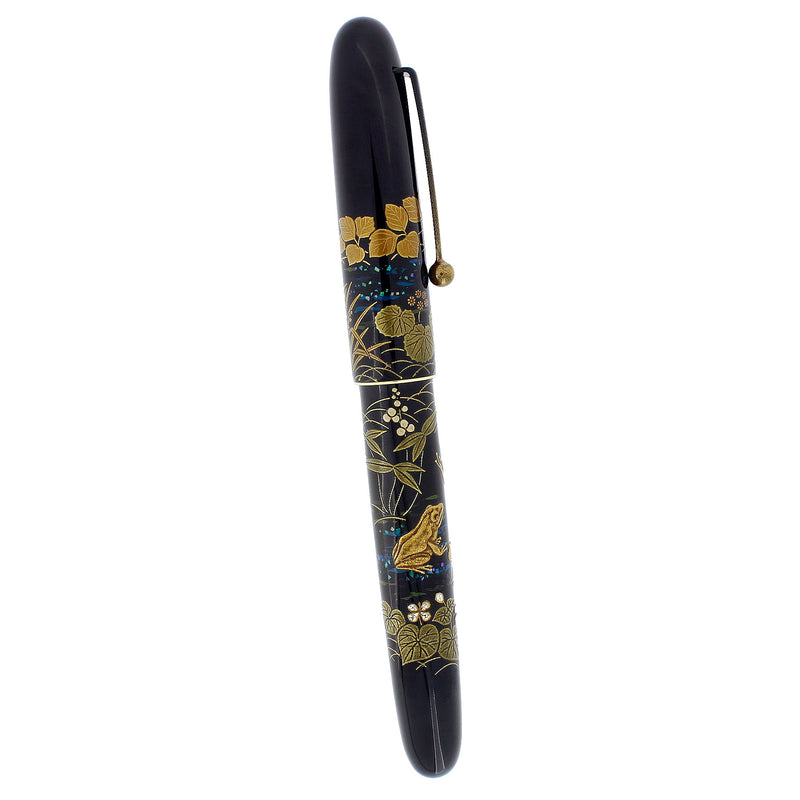 NAMIKI YUKARI ROYALE MAKI-E FROG W/18K BROAD NIG FOUNTAIN PEN NEVER INKED OFFERED BY ANTIQUE DIGGER