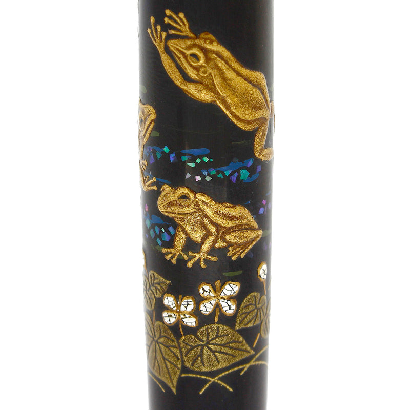 NAMIKI YUKARI ROYALE MAKI-E FROG W/18K BROAD NIG FOUNTAIN PEN NEVER INKED OFFERED BY ANTIQUE DIGGER