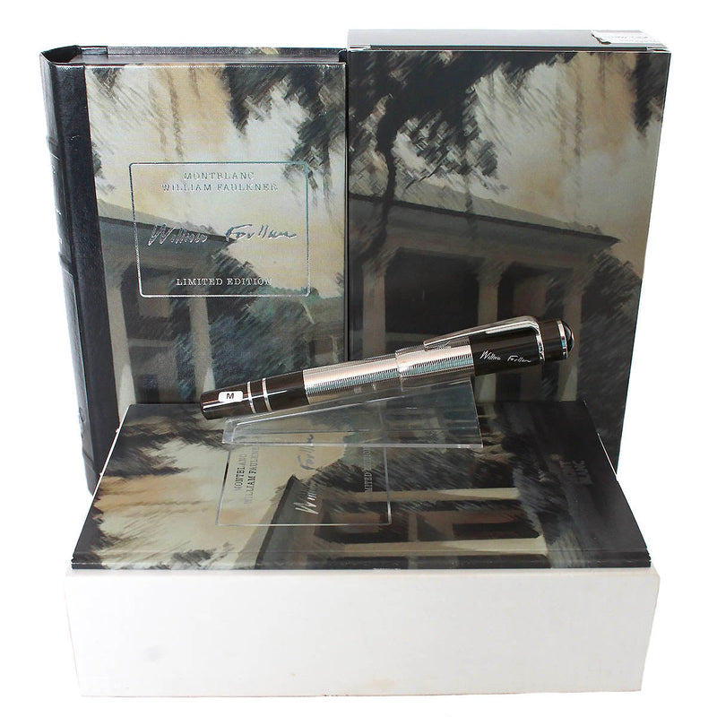 2007 MONTBLANC WILLIAM FAULKNER WRITER'S SERIES LIMITED EDITION FOUNTAIN PEN NEVER INKED OFFERED BY ANTIQUE DIGGER