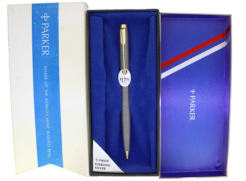 1970S PARKER 75 STERLING MECHANICAL PENCIL MINT IN THE BOX OFFERED BY ANTIQUE DIGGER