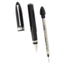 CIRCA 2000 OMAS 360 JET BLACK ROLLERBALL PEN HIGH TECH TRIM WITH BOX OFFERED BY ANTIQUE DIGGER