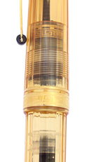 NEW OLD STOCK OMAS OGIVA VISION GOLD TRIM PISTON FILLER EF 18K NIB FOUNTAIN PEN NEVER INKED OFFERED BY ANTIQUE DIGGER