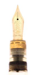 NEW OLD STOCK OMAS OGIVA VISION GOLD TRIM PISTON FILLER EF 18K NIB FOUNTAIN PEN NEVER INKED OFFERED BY ANTIQUE DIGGER