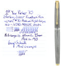 C1964 FIRST YEAR PARKER 75 STERLING SILVER CISELE W/SCARCE