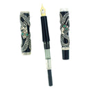 1997 PARKER STERLING SILVER SNAKE LIMITED EDITION 1340/5000 FOUNTAIN PEN NEVER INKED OFFERED BY ANTIQUE DIGGER