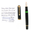 1990S PELIKAN M800 BLACK W/GOLD TRIM 14K FF NIB BLACK FOUNTAIN PEN OFFERED BY ANTIQUE DIGGER
