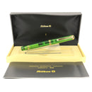 1992 PELIKAN M800 TRANSPARENT GREEN DEMONSTRATOR LIMITED EDITION 14K XF NIB FOUNTAIN PEN NEVER INKED OFFERED BY ANTIQUE DIGGER