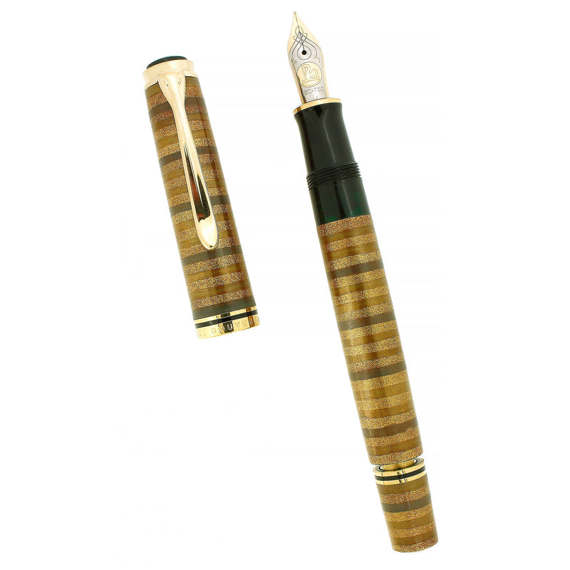 RARE PELIKAN M800 NISHIHARA MAKI-E LIMITED EDITION 3 OF 20 FOUNTAIN PEN NEVER INKED OFFERED BY ANTIQUE DIGGER