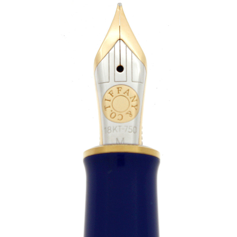 1990S PELIKAN M817 TIFFANY & CO ATLAS COBALT BLUE FOUNTAIN PEN MINT OFFERED BY ANTIQUE DIGGER