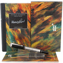 1999 MONTBLANC MARCEL PROUST WRITERS SERIES STERLING SILVER LE FOUNTAIN PEN W/BOXES NEVER INKED OFFERED BY ANTIQUE DIGGER