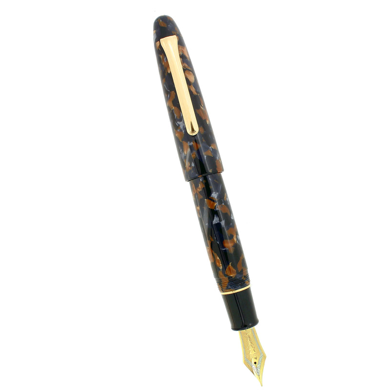 CIRCA 2010 SAILOR THE KING OF PEN MOSAIC BROWN FOUNTAIN PEN NEVER INKED OFFERED BY ANTIQUE DIGGER