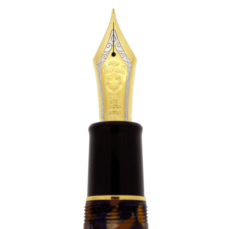 CIRCA 2010 SAILOR THE KING OF PEN MOSAIC BROWN FOUNTAIN PEN NEVER INKED OFFERED BY ANTIQUE DIGGER