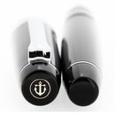 SAILOR PRO GEAR BLACK / SILVER KING OF PEN 21K MED NIB FOUNTAIN PEN NEVER INKED OFFERED BY ANTIQUE DIGGER