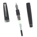 SAILOR IMPERIAL BLACK PROFESSIONAL GEAR W/21K ZOOM NIB FOUNTAIN PEN OFFERED BY ANTIQUE DIGGER