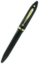 C1998 SHEAFFER BALANCE II WHITE DOT JET BLACK FINE 14K NIB FOUNTAIN PEN MINT OFFERED BY ANTIQUE DIGGER