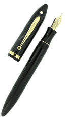 C1998 SHEAFFER BALANCE II WHITE DOT JET BLACK FINE 14K NIB FOUNTAIN PEN MINT OFFERED BY ANTIQUE DIGGER