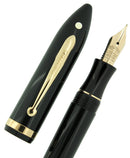C1998 SHEAFFER BALANCE II WHITE DOT JET BLACK FINE 14K NIB FOUNTAIN PEN MINT OFFERED BY ANTIQUE DIGGER