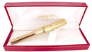 C1996 SHEAFFER GRAND CONNAISSUER 23K GOLD PLATED FOUNTAIN PEN NEVER INKED MINT OFFERED BY ANTIQUE DIGGER