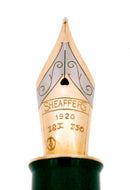 C1996 SHEAFFER GRAND CONNAISSUER 23K GOLD PLATED FOUNTAIN PEN NEVER INKED MINT OFFERED BY ANTIQUE DIGGER