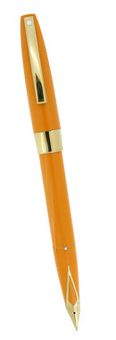 C1996 SHEAFFER IMPERIAL CADMIUM YELLOW XF NIB FOUNTAIN PEN IN ORIGINAL BOX OFFERED BY ANTIQUE DIGGER