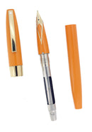 C1996 SHEAFFER IMPERIAL CADMIUM YELLOW XF NIB FOUNTAIN PEN IN ORIGINAL BOX OFFERED BY ANTIQUE DIGGER