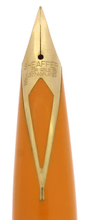 C1996 SHEAFFER IMPERIAL CADMIUM YELLOW XF NIB FOUNTAIN PEN IN ORIGINAL BOX OFFERED BY ANTIQUE DIGGER