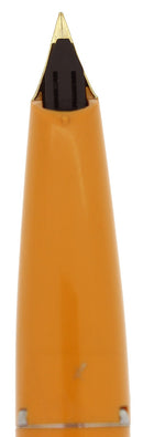 C1996 SHEAFFER IMPERIAL CADMIUM YELLOW XF NIB FOUNTAIN PEN IN ORIGINAL BOX OFFERED BY ANTIQUE DIGGER