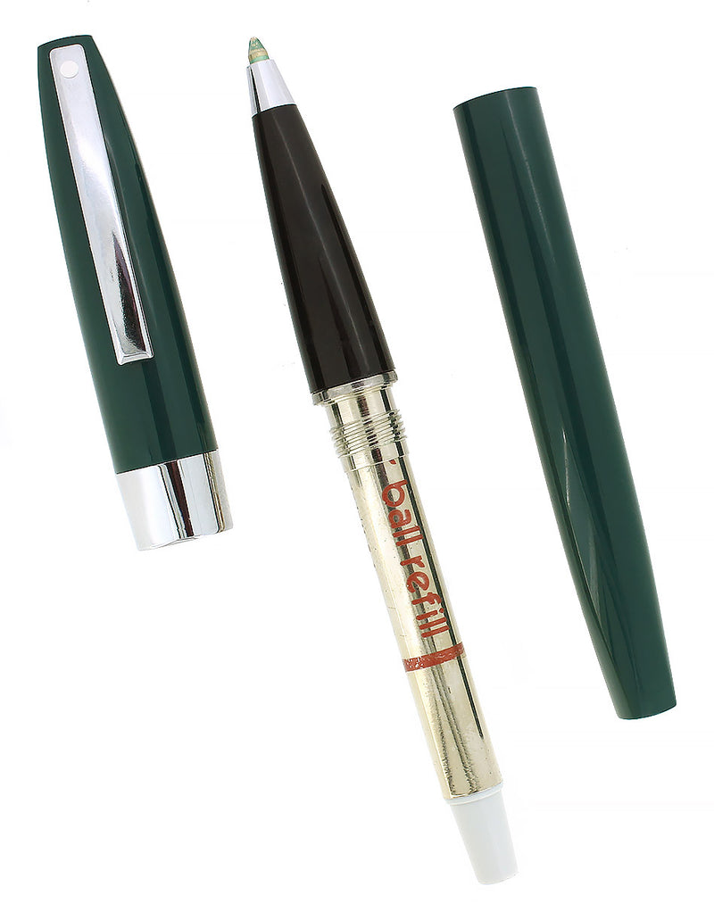 CIRCA 1994 SHEAFFER TRIUMPH IMPERIAL GREEN ROLLERBALL PEN NEVER USED OFFERED BY ANTIQUE DIGGER
