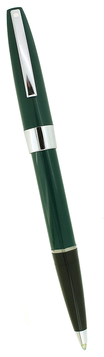 CIRCA 1994 SHEAFFER TRIUMPH IMPERIAL GREEN ROLLERBALL PEN NEVER USED OFFERED BY ANTIQUE DIGGER