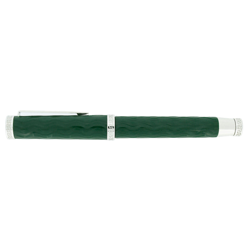 GIANNI VERSACE "SIGNATURE COLLECTION" MADE BY OMAS GREEN FOUNTAIN PEN NEVER INKED OFFERED BY ANTIQUE DIGGER