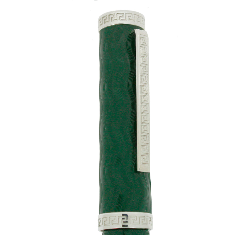 GIANNI VERSACE "SIGNATURE COLLECTION" MADE BY OMAS GREEN FOUNTAIN PEN NEVER INKED OFFERED BY ANTIQUE DIGGER