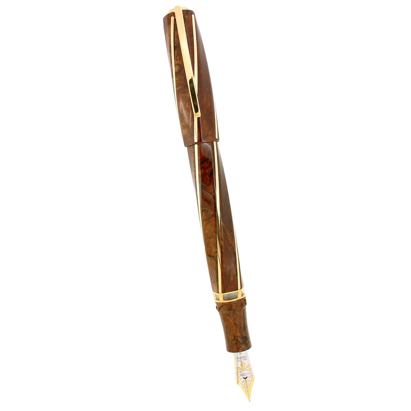 VISCONTI DIVINE PROPORTIONS 25TH ANNIVERSARY 18K GOLD LIMITED EDITION FOUNTAIN PEN MINT BOXED OFFERED BY ANTIQUE DIGGER