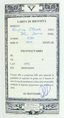 VISCONTI EMPIRE BLUE DEMONSTRATOR STERLING TRIM 18K FINE NIB FOUNTAIN PEN NEVER INKED NOS OFFERED BY ANTIQUE DIGGER