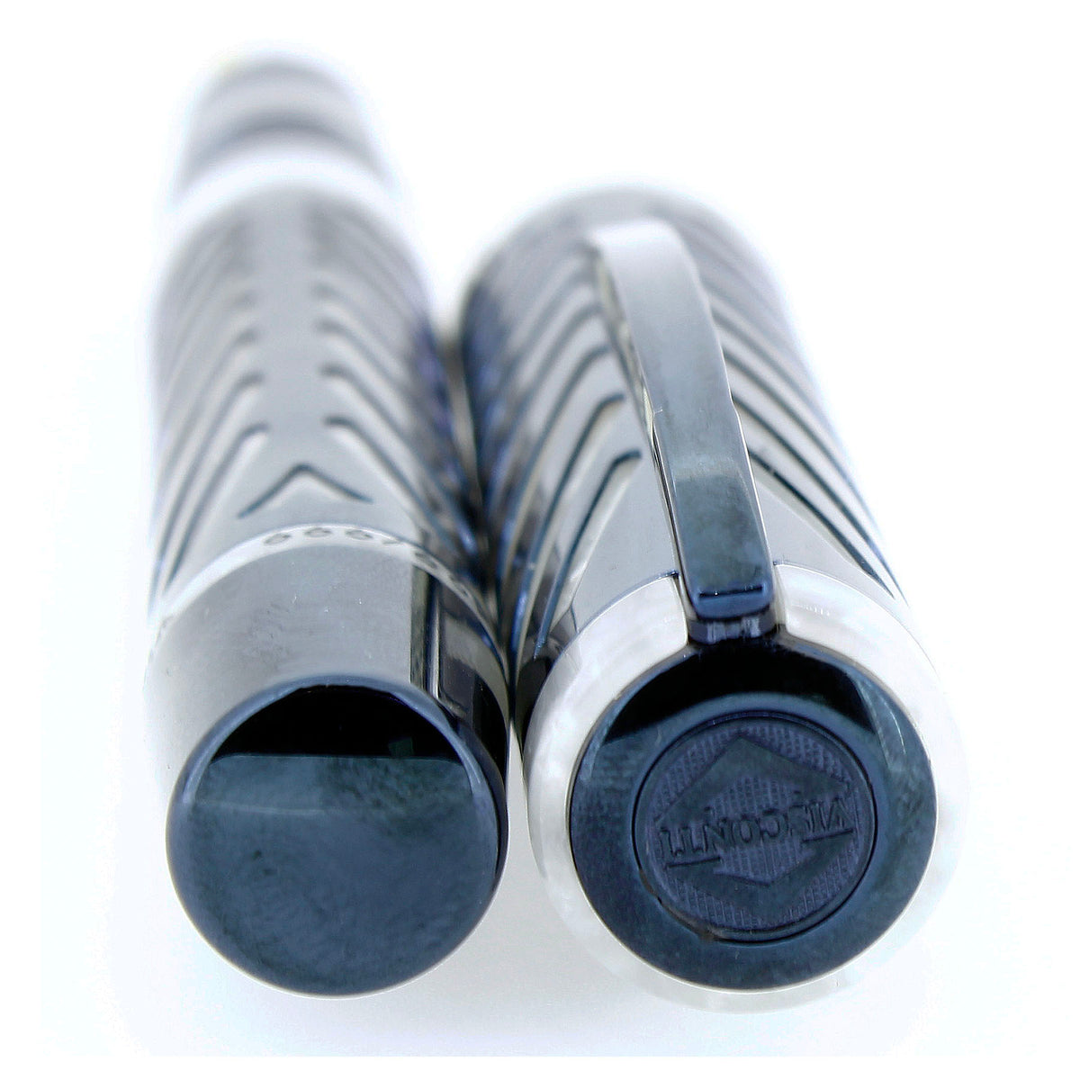 VISCONTI RIPPLE BLUE STERLING LIMITED EDITION FOUNTAIN PEN NEVER INKED