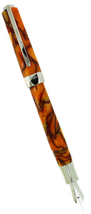 VISCONTI OPERA CLUB YELLOW SUMMER 14K FINE NIB FOUNTAIN PEN NEVER INKED NOS OFFERED BY ANTIQUE DIGGER