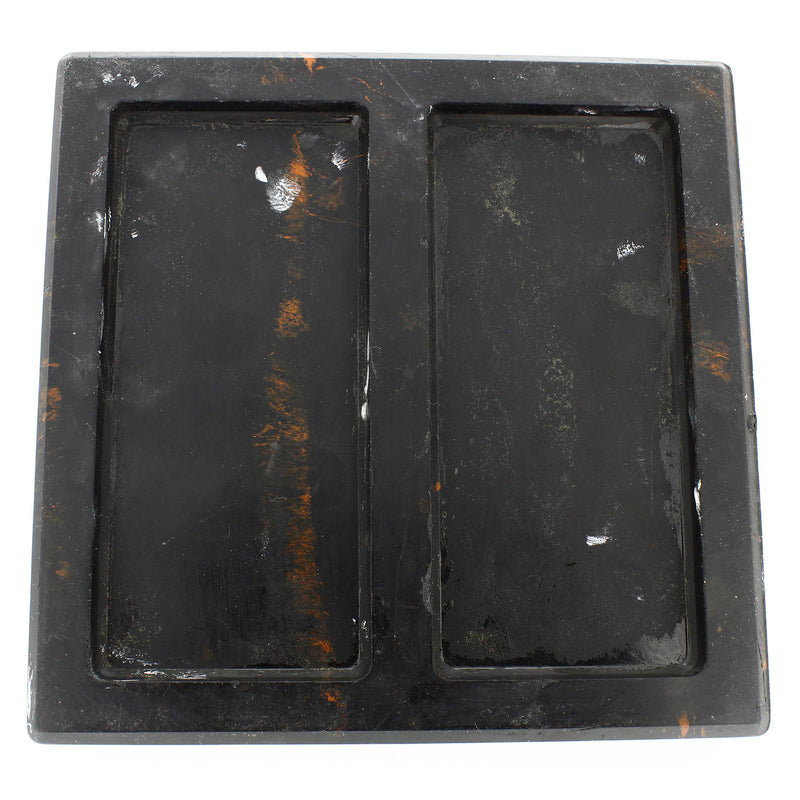 RARE VINTAGE WATERMAN RED MOTTLED GLOBE DESK BASE WITH