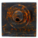 RARE VINTAGE WATERMAN RED MOTTLED GLOBE DESK BASE WITH