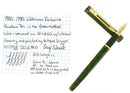 1990S WATERMAN EXCLUSIVE GREEN MOTTLED 18K XF NIB FOUNTAIN PEN OFFERED BY ANTIQUE DIGGER