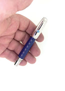 NEVER INKED 2004 MONTBLANC BOHEME JEWELS TOPAZ SAFETY FOUNTAIN PEN MINT