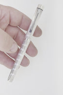 CIRCA 1976 SHEAFFER TARGA STERLING FLUTED 14K MED NIB FOUNTAIN PEN NEVER INKED