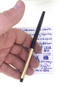 1919 WATERMAN 322 BHR TAPER CAP 9CT SMOOTH GOLD OVERLAY EYEDROPPER FOUNTAIN PEN