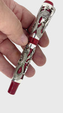 NEW IN BOX 2010 MONTEGRAPPA ICONS BRUCE LEE STERLING SILVER LIMITED EDITION 134/888 FOUNTAIN PEN BOXED OFFERED BY ANTIQUE DIGGER