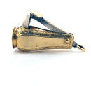 VICTORIAN 14K YELLOW GOLD HAND CHASED CIGAR CUTTER FOB OFFERED BY ANTIQUE DIGGER