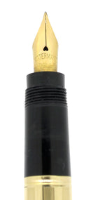 1920S 18CT SOLID GOLD WATERMAN 42 SAFETY FOUNTAIN PEN F-BBB FLEX NIB RESTORED OFFERED BY ANTIQUE DIGGER