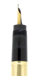 1920S 18CT SOLID GOLD WATERMAN 42 SAFETY FOUNTAIN PEN F-BBB FLEX NIB RESTORED OFFERED BY ANTIQUE DIGGER