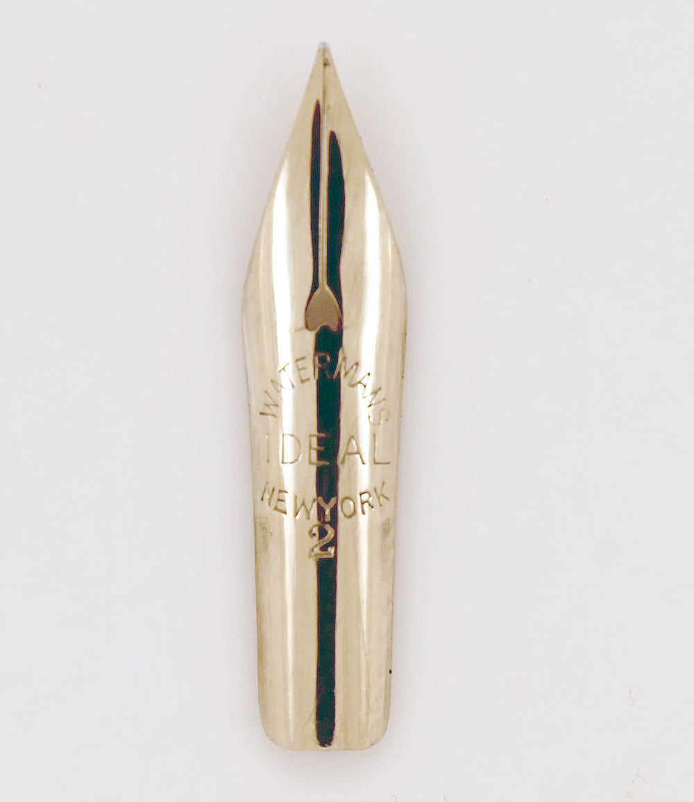 CIRCA 1915 WATERMAN #12 RED MOTTLED INK DROPPER FOUNTAIN PEN WITH