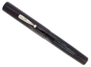 CIRCA 1910 WATERMAN #20 SMOOTH BLACK HARD RUBBER FOUNTAIN PEN EYEDROPPER #10 NIB RESTORED
