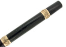 EARLY 1900S EAGLE PENCIL CO STRAIGHT CAP BLACK HARD RUBBER FOUNTAIN PEN RESTORED OFFERED BY ANTIQUE DIGGER