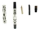 SCARCE C1910 WATERMAN 15 STERLING TREFOIL ART NOUVEAU FOUNTAIN PEN RESTORED OFFERED BY ANTIQUE DIGGER